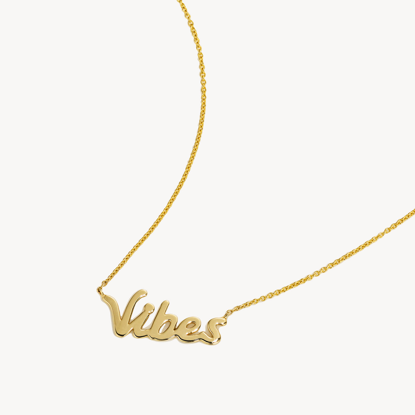 Gold 'Vibes' Necklace