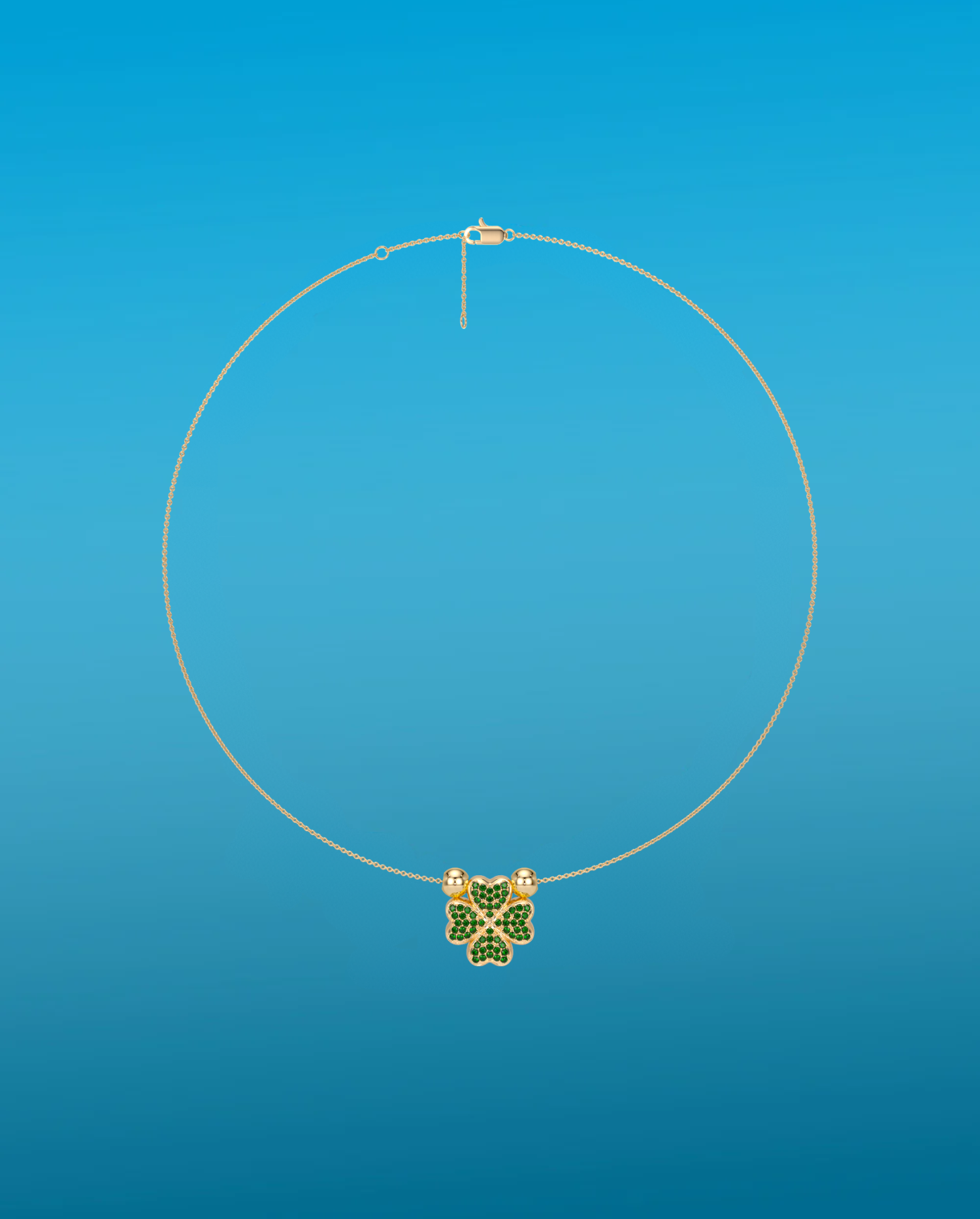 Luxe Clover Chain Necklace