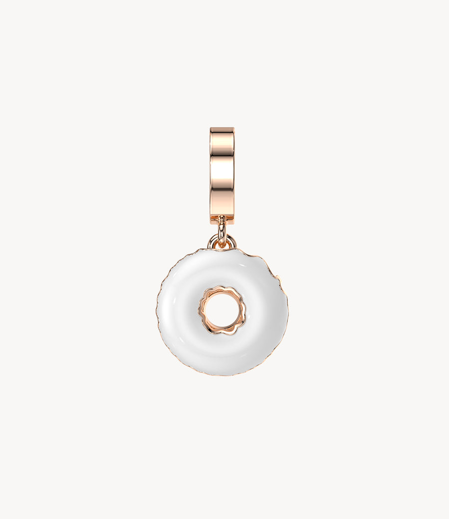 Multi-Glazed Dangly Donut Pendant