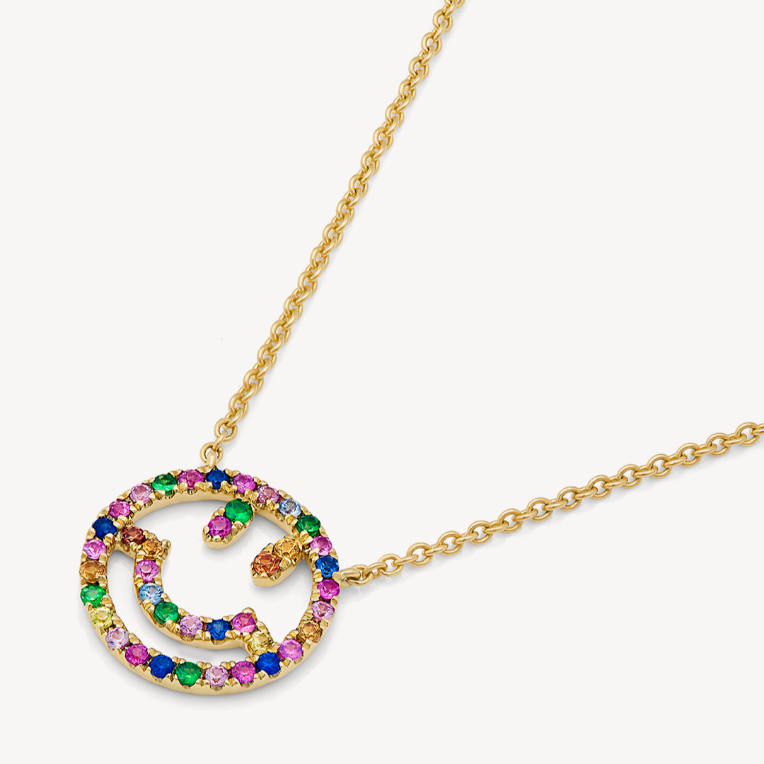 Rainbow Have A Nice Day Necklace