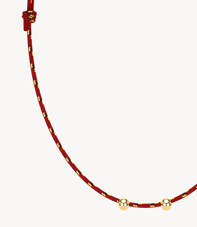 Luxe Jewel Charm Cord Necklace