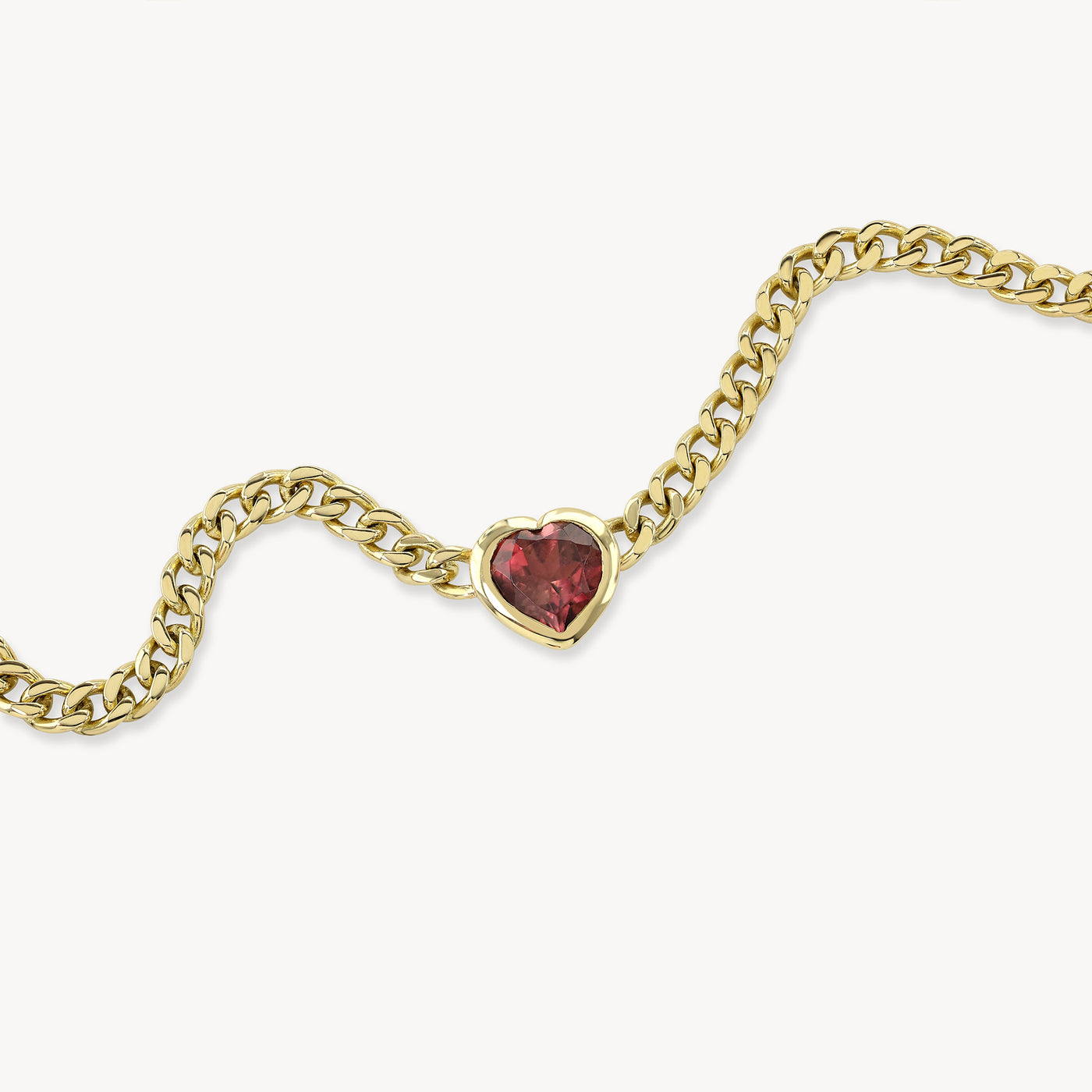 Super Duper Tourmaline Heart Necklace