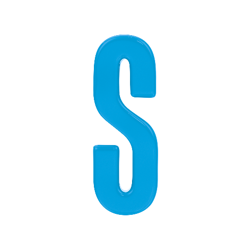 Letter S Resin Charm