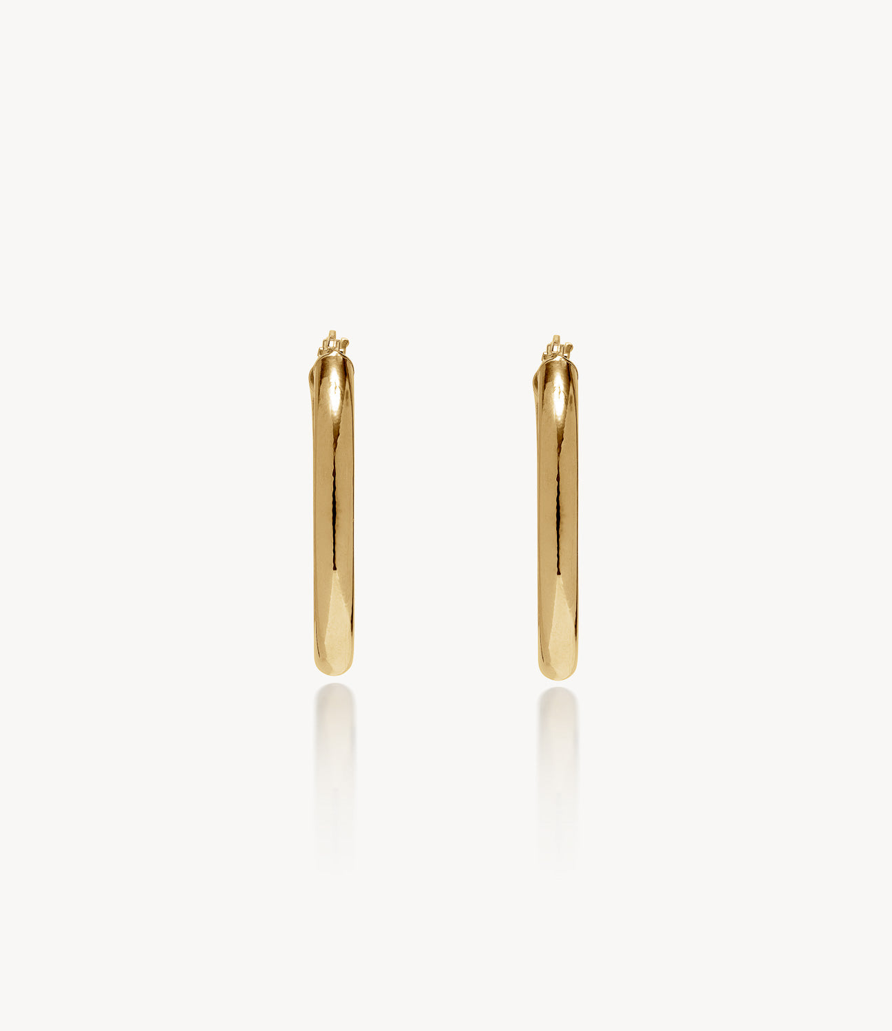 25mm Classic Slim Gold Hoop Earrings