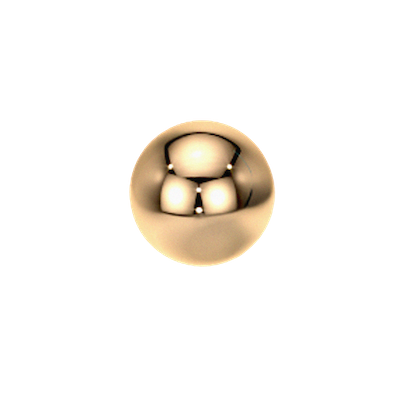 Large Yellow Gold Bead