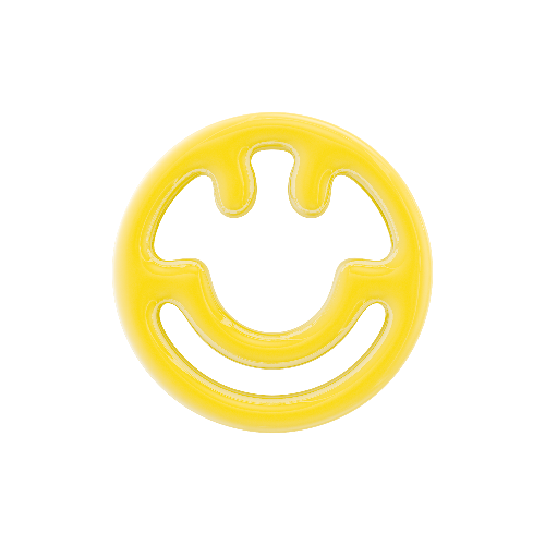 Happy Face Resin Charm