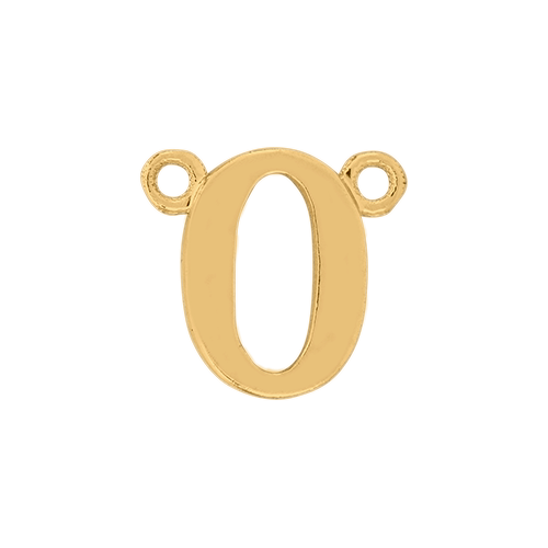14k Yellow Gold Number Charm