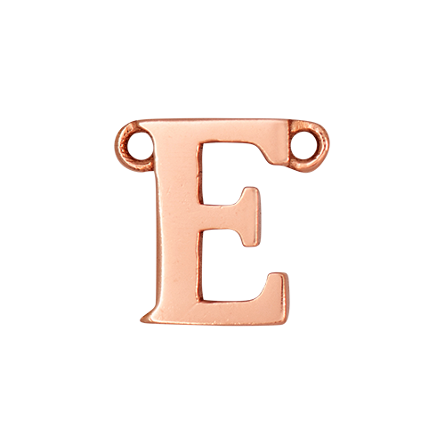 14k Rose Gold Letter Charm