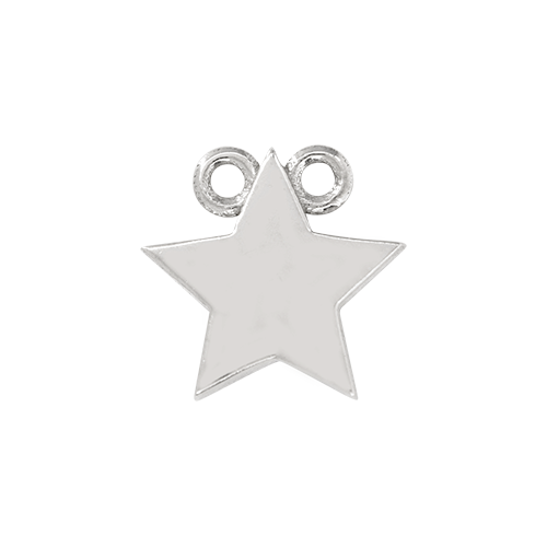 14k White Gold Emoji Charm
