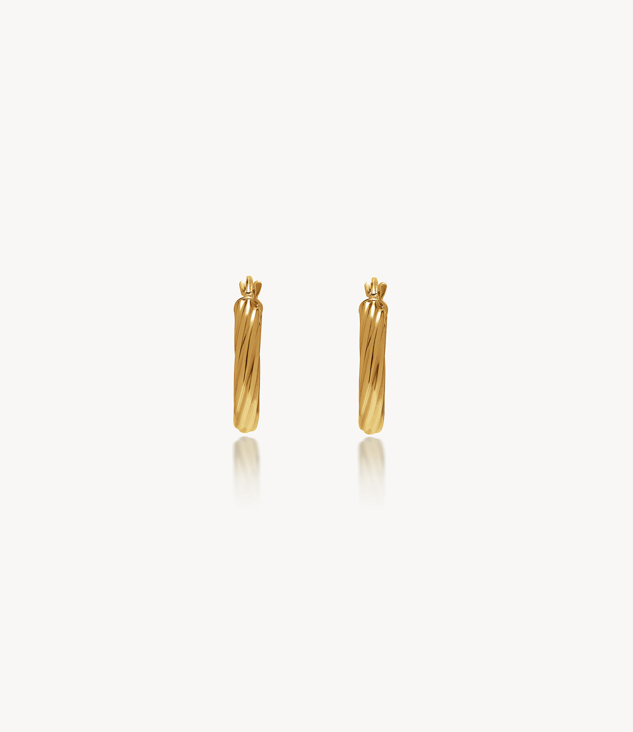 The Small Skinny Janet, Gold Retro Hoops