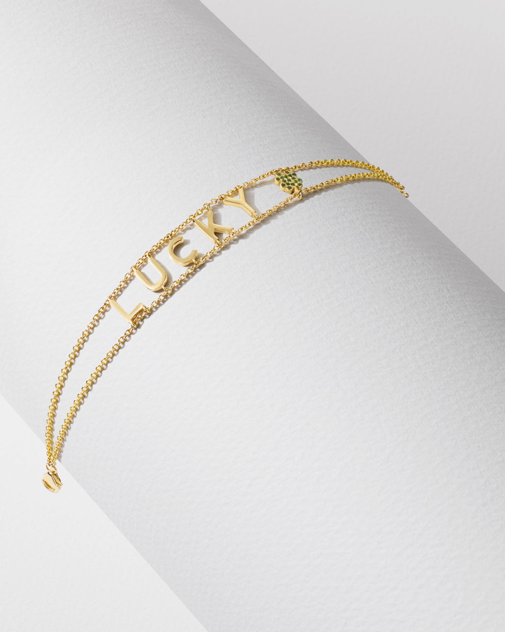 Tsavorite 'Lucky' Say Something Bracelet