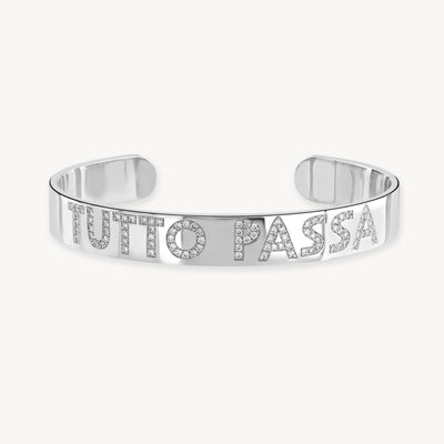 Diamond 'Tutto Passa' Bangle Bracelet