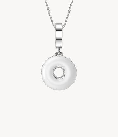 Multi-Glazed Dangly Donut Necklace