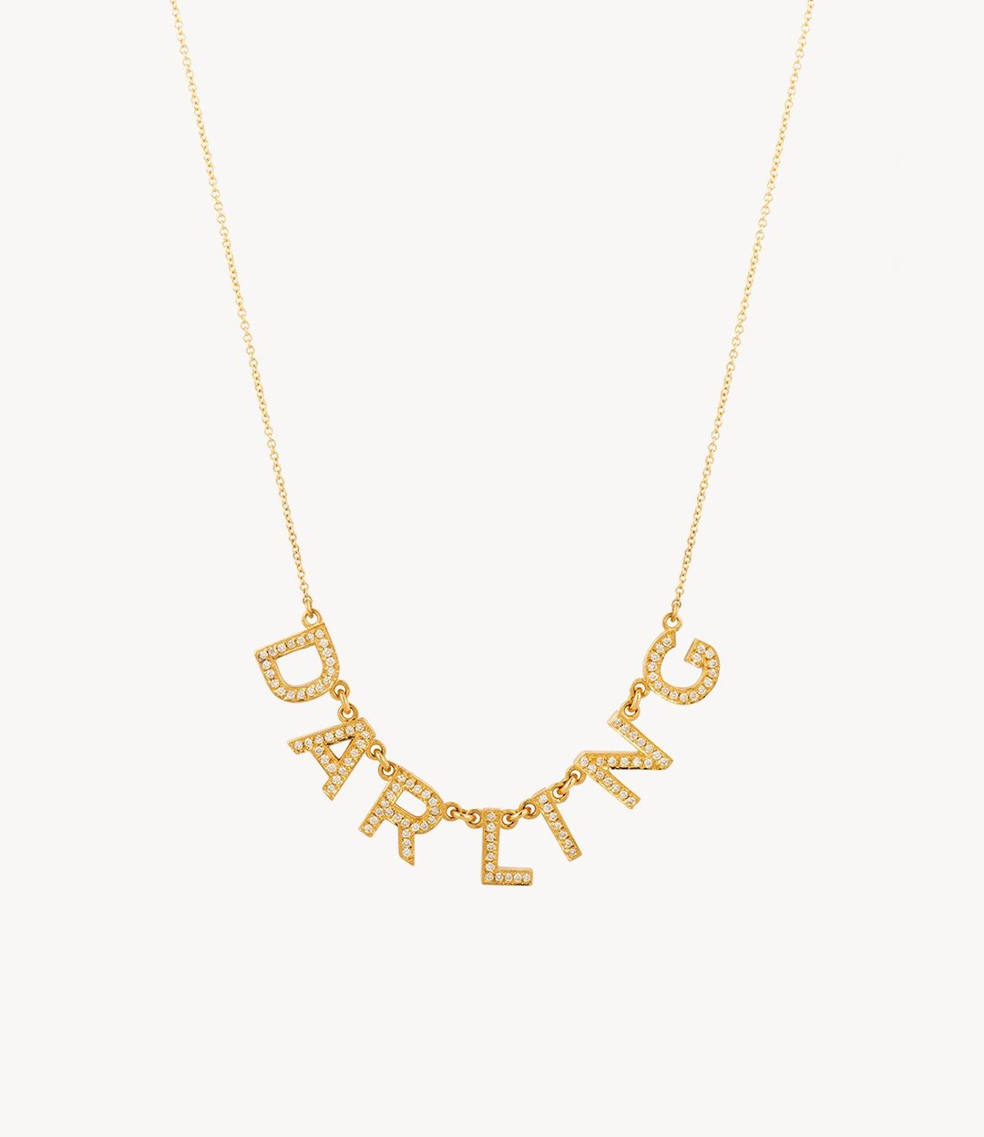 Diamond 'Darling' Necklace in Yellow Gold