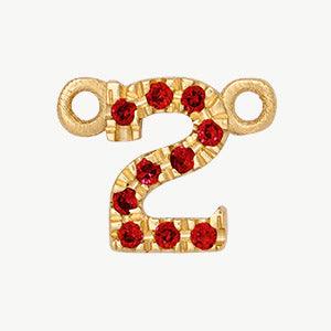 Yellow Gold, Ruby Number - Roxanne First