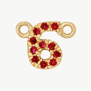 Yellow Gold, Ruby Number - Roxanne First