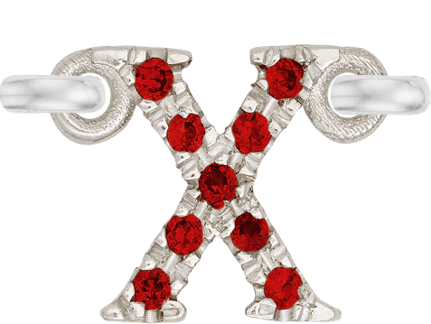 White Gold, Ruby Letter - Roxanne First