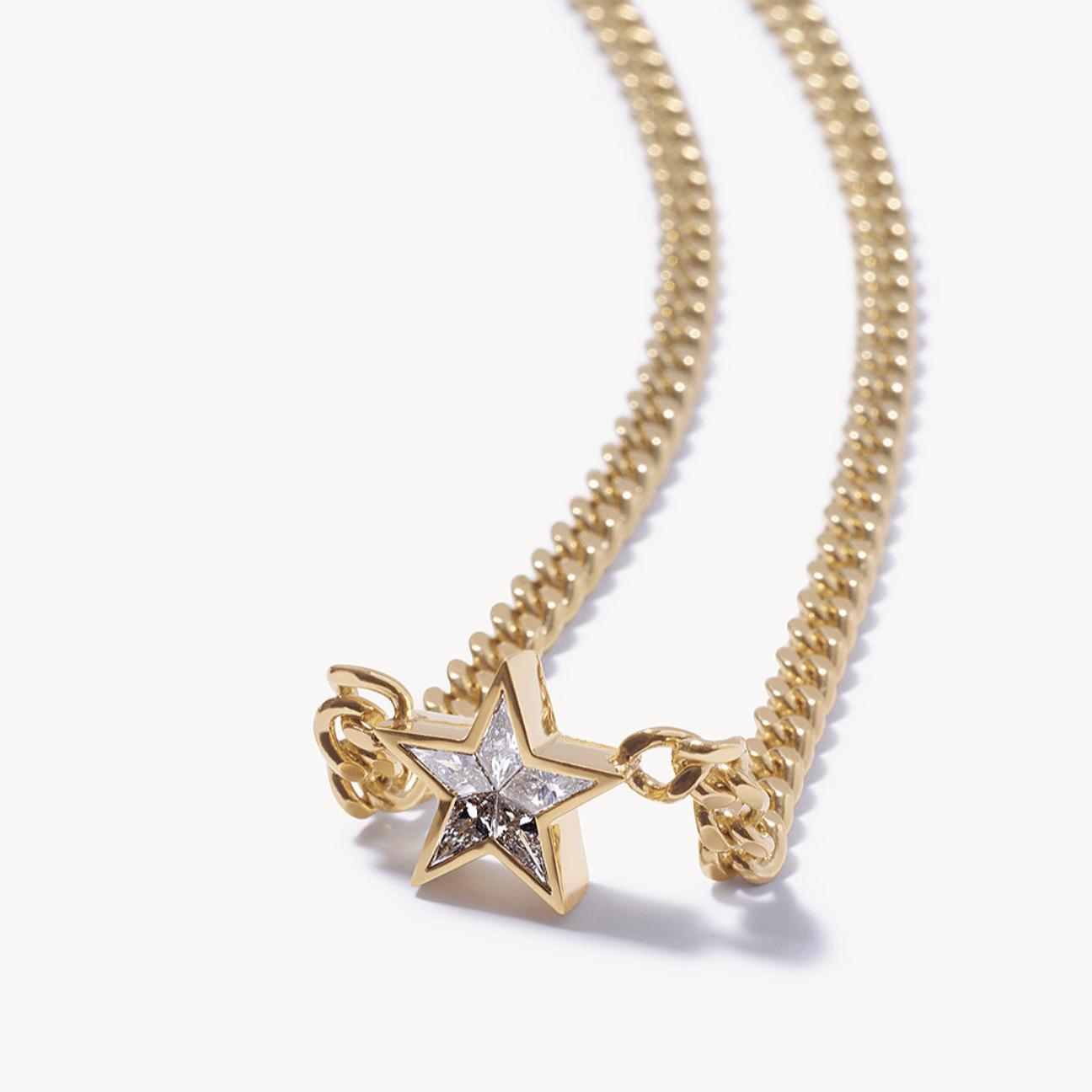 Super Duper Diamond Star Necklace - Roxanne First