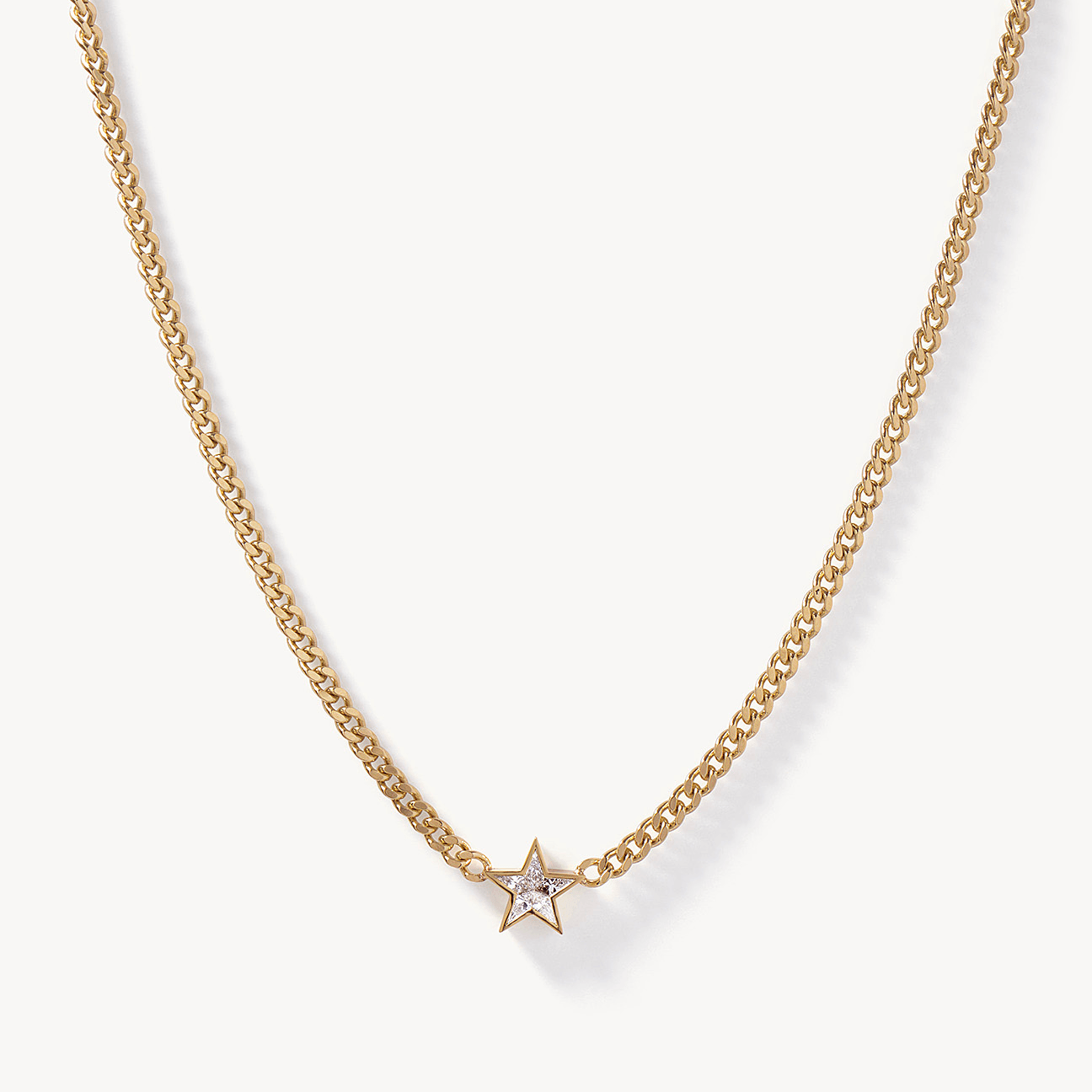 Super Duper Diamond Star Necklace - Roxanne First