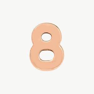 Rose Gold, Number Bead - Roxanne First