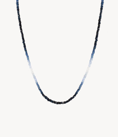 Graduated Blue Sapphire Necklace - Roxanne First