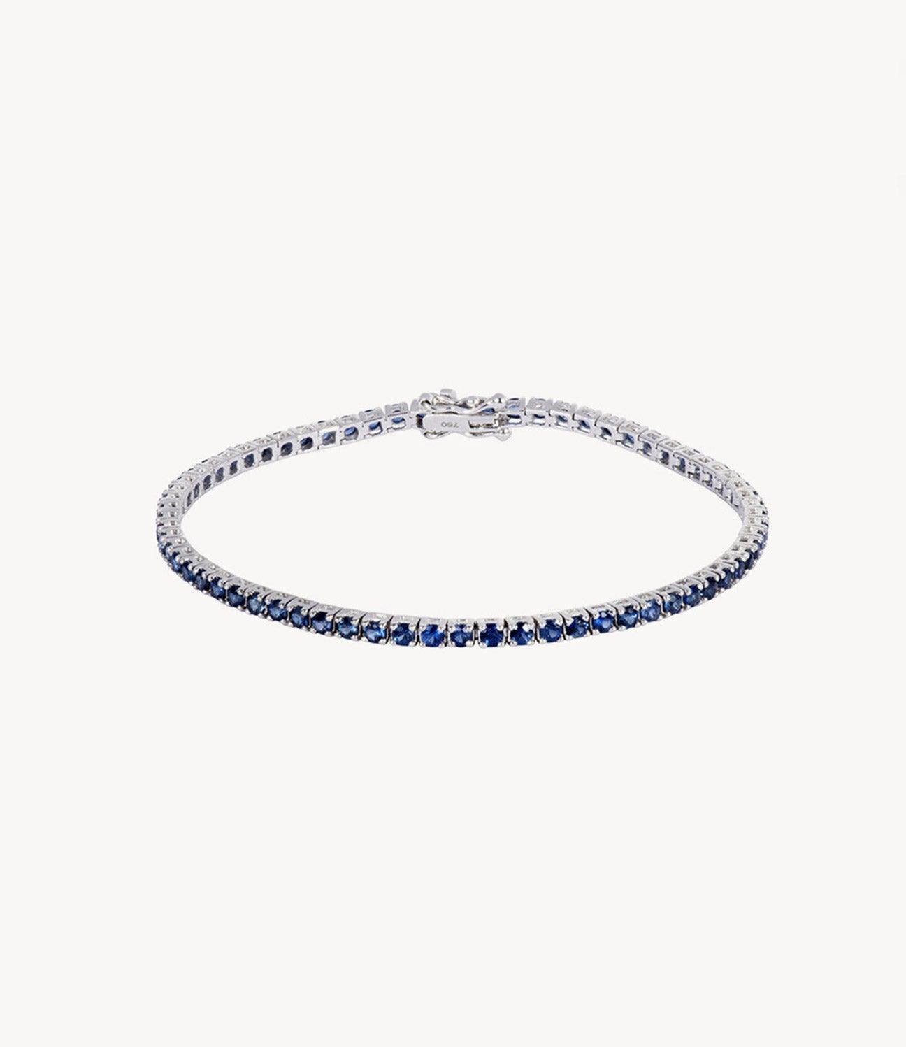 Blue Sapphire Tennis Bracelet - Roxanne First
