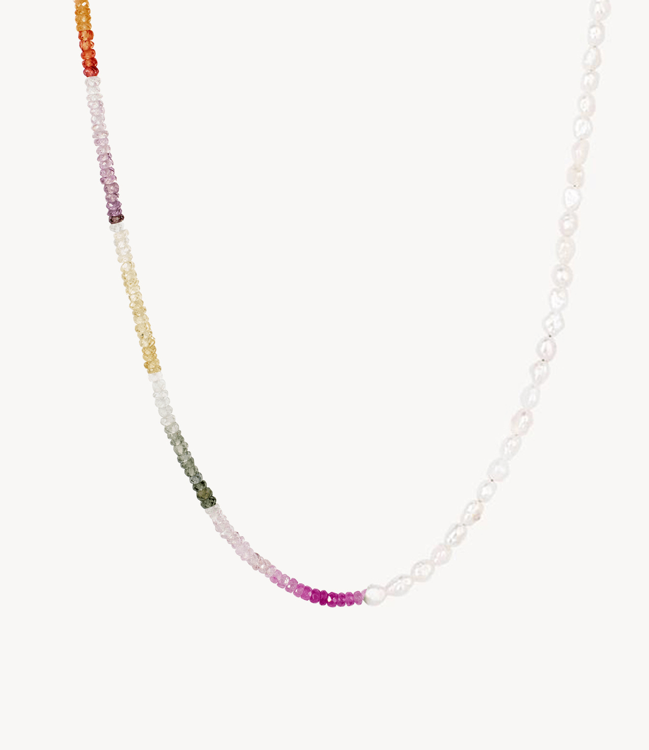 Can't Decide Rainbow Pearl Necklace - Roxanne First