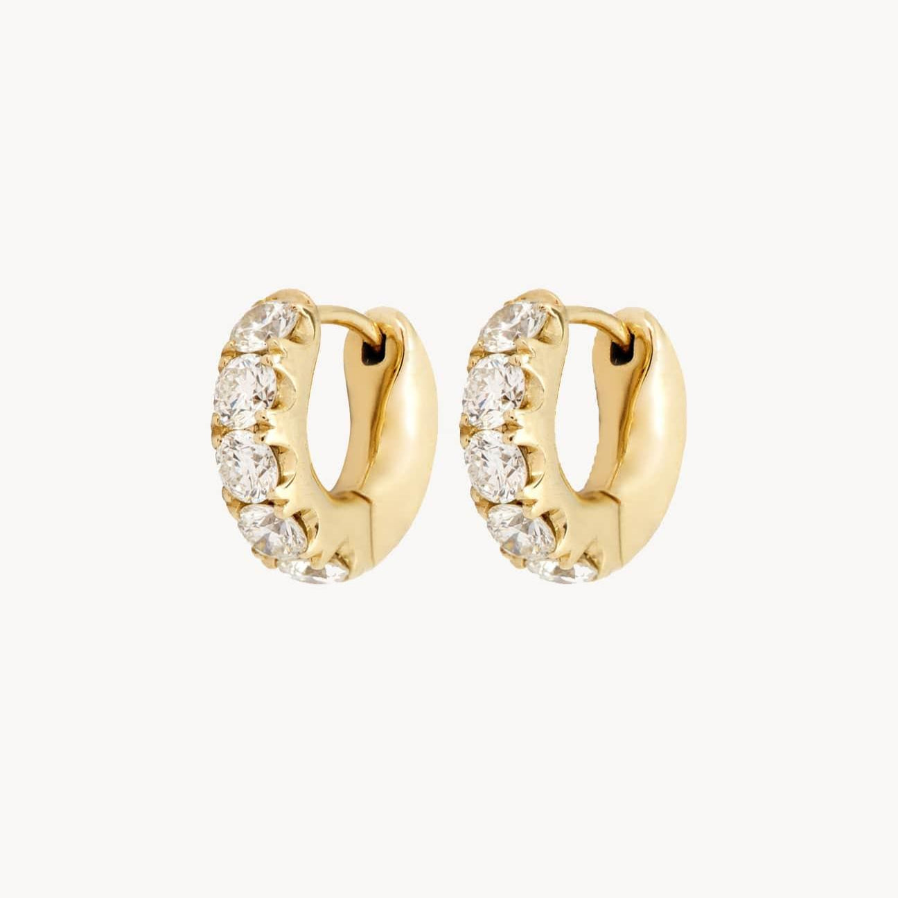 Super Duper Diamond Hoops - Roxanne First