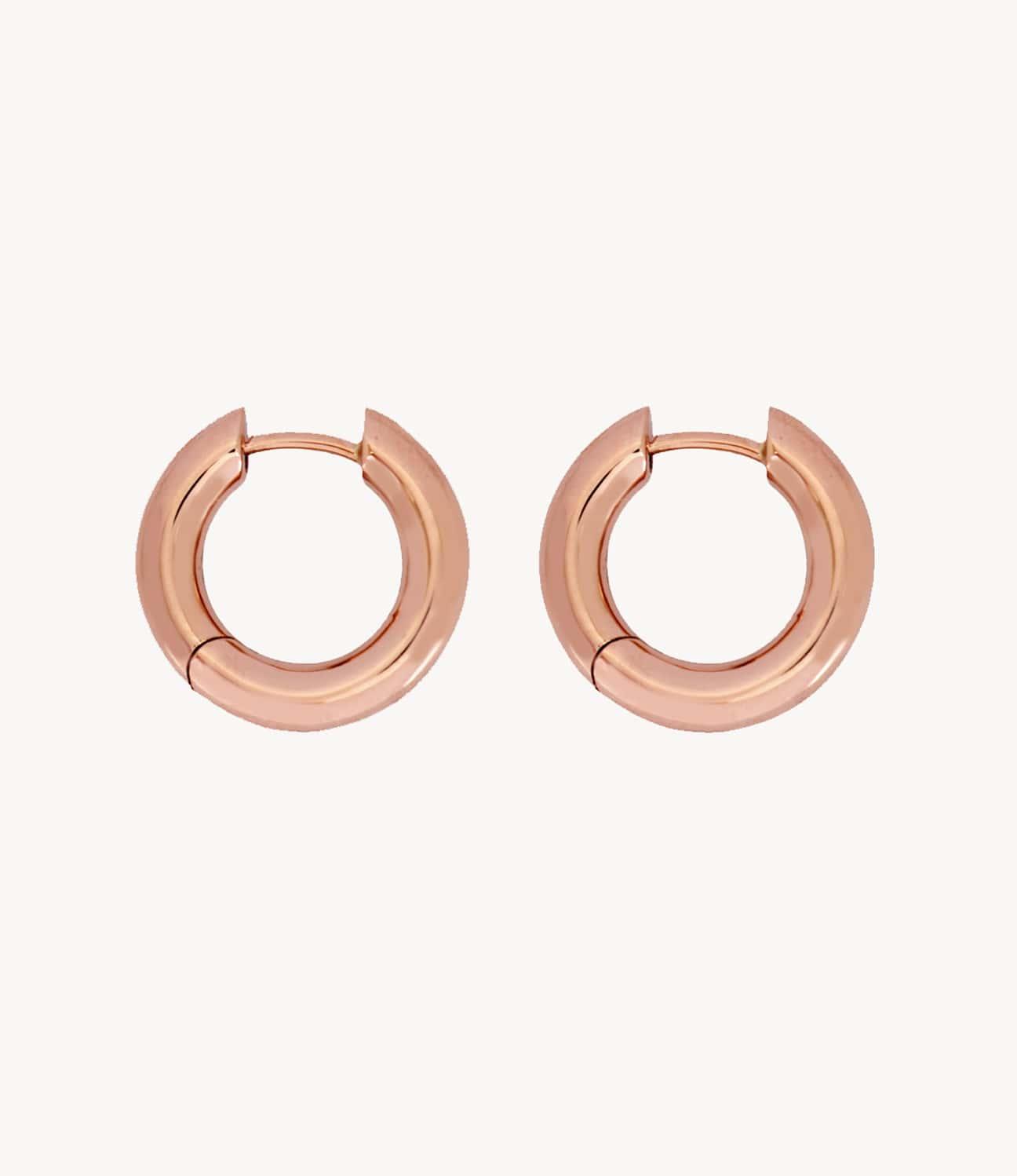 The Classic Rose Gold Hoop - Roxanne First