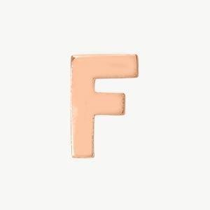 Rose Gold, Letter Bead - Roxanne First