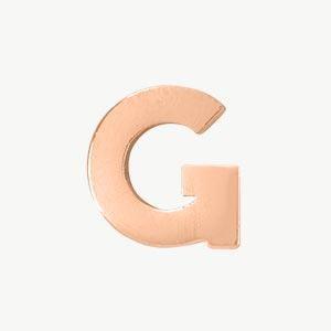 Rose Gold, Letter Bead - Roxanne First