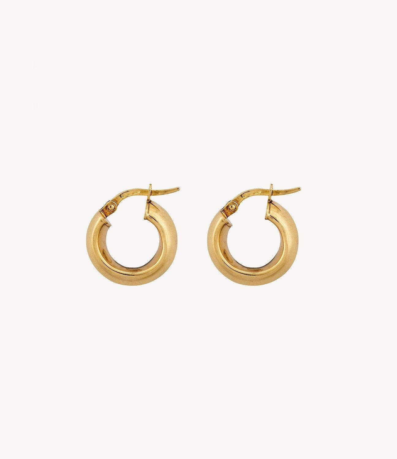 The Round Gold Hoops - Roxanne First