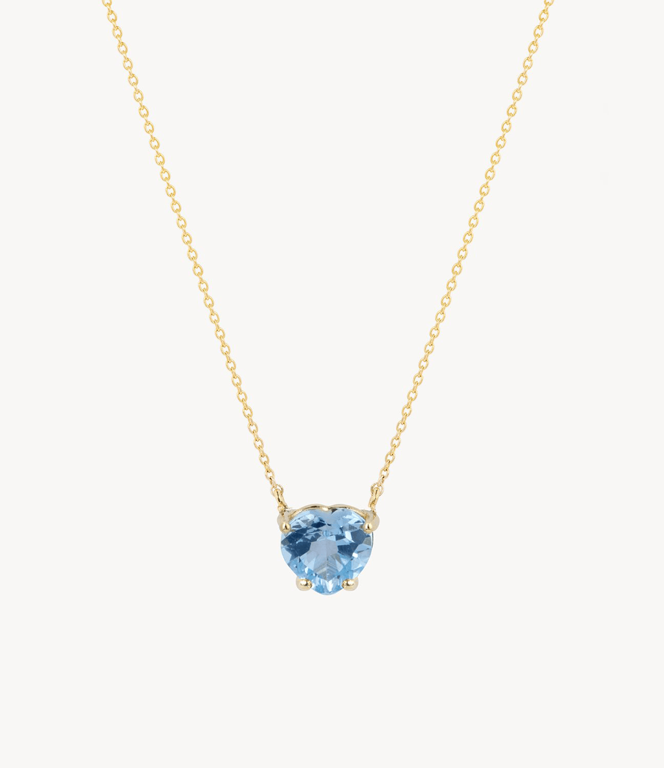 Honor's Topaz Heart Necklace | 14ct Gold – Roxanne First