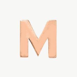 Rose Gold, Letter Bead - Roxanne First