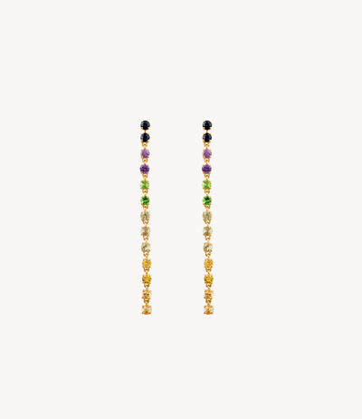 Fancy Rainbow Drop Earrings - Roxanne First