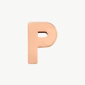 Rose Gold, Letter Bead - Roxanne First