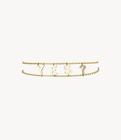 YES? Say Something Bracelet - Roxanne First