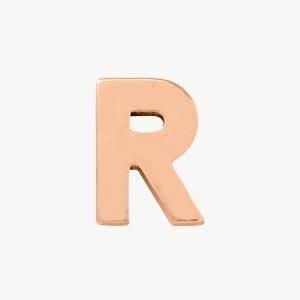 Rose Gold, Letter Bead - Roxanne First