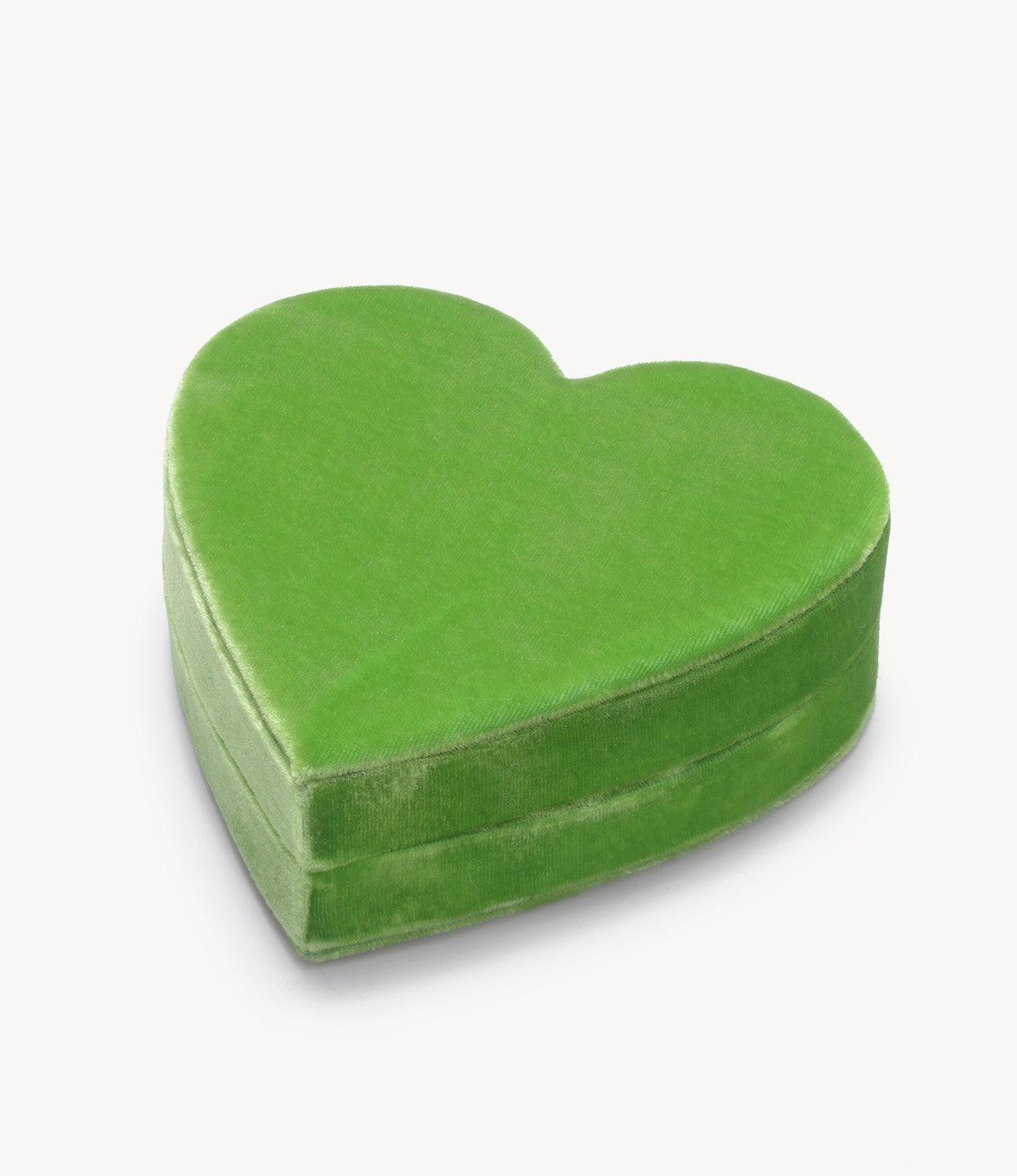 Lime Green, Heart Jewellery Box - Roxanne First