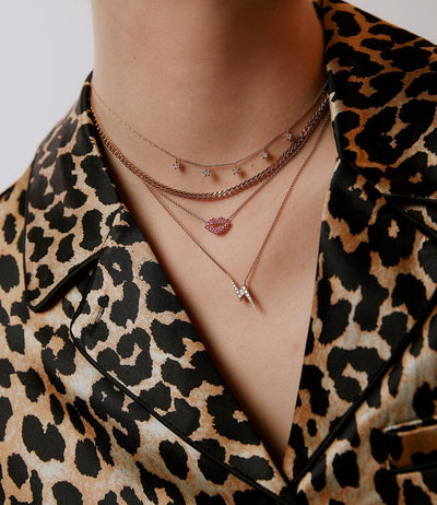 Mini Diamond Star Necklace - Roxanne First