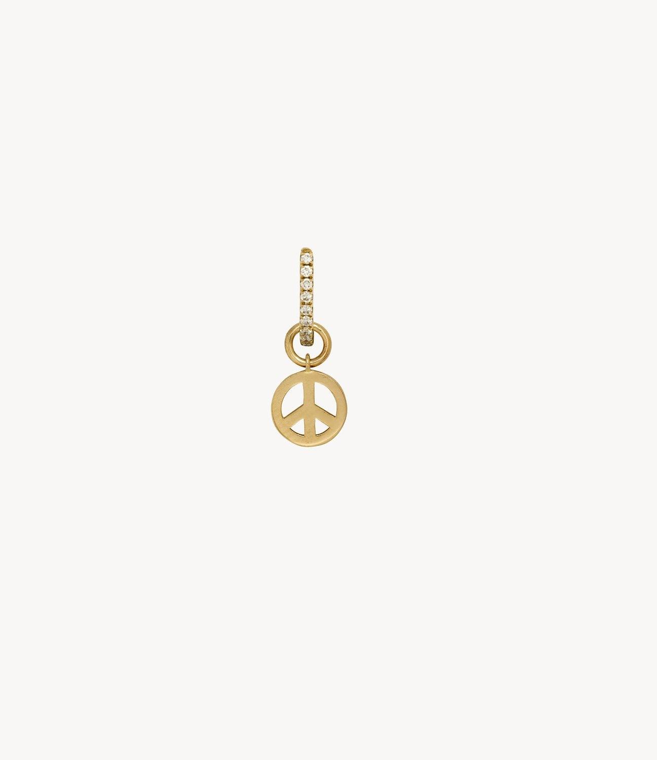 Gold Peace Dangly - Roxanne First