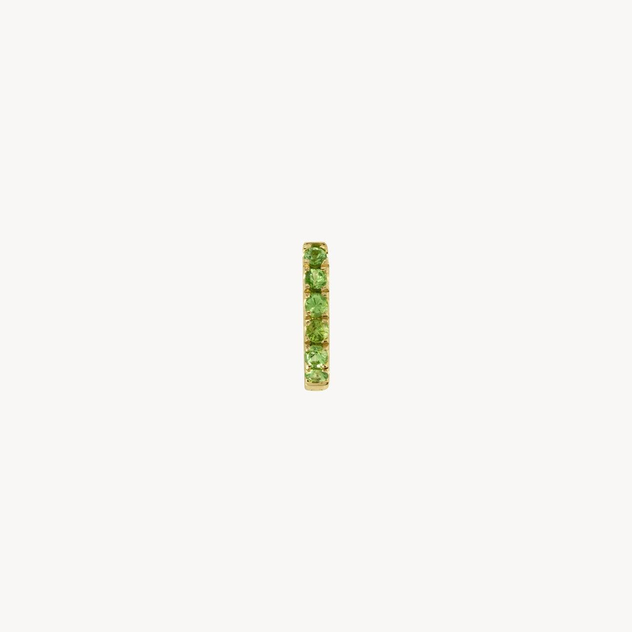 Green Garnet Huggie - Roxanne First