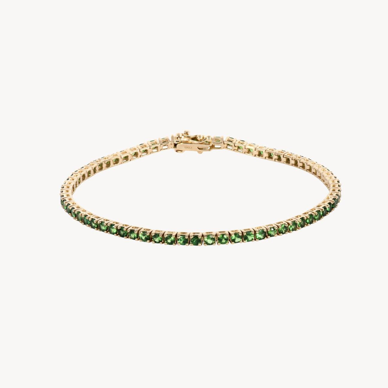 Green Tsavorite Tennis Bracelet - Roxanne First