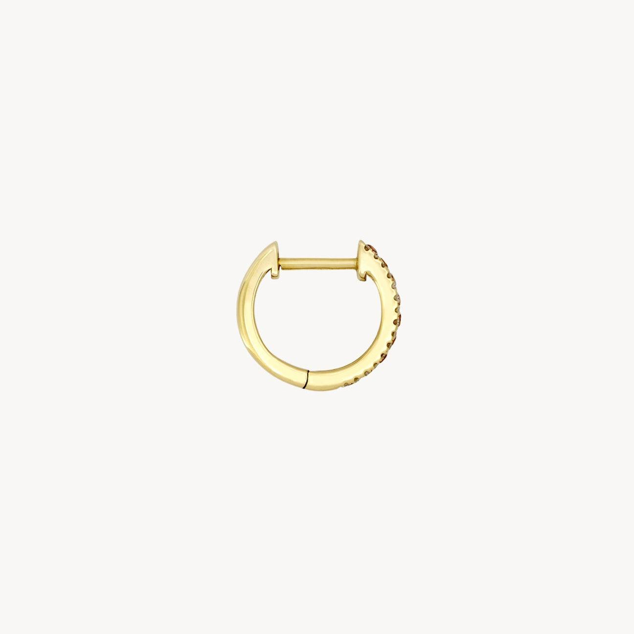 Lindsey's Diamond and Yellow Sapphire Row Hoop - Roxanne First