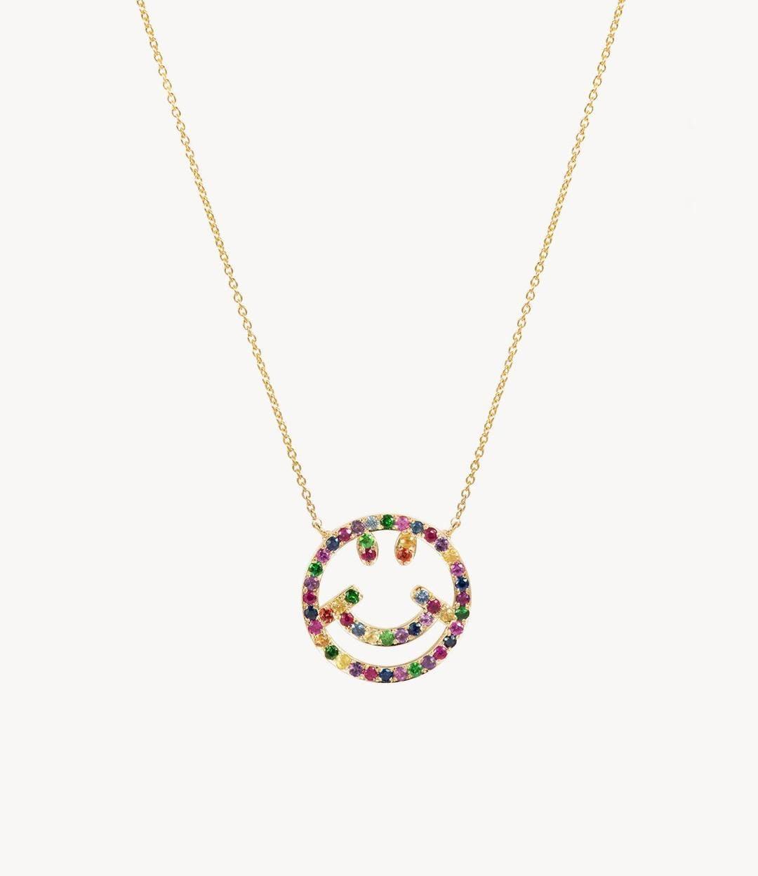 Rainbow Sapphire, Have a Nice Day Necklace - Roxanne First