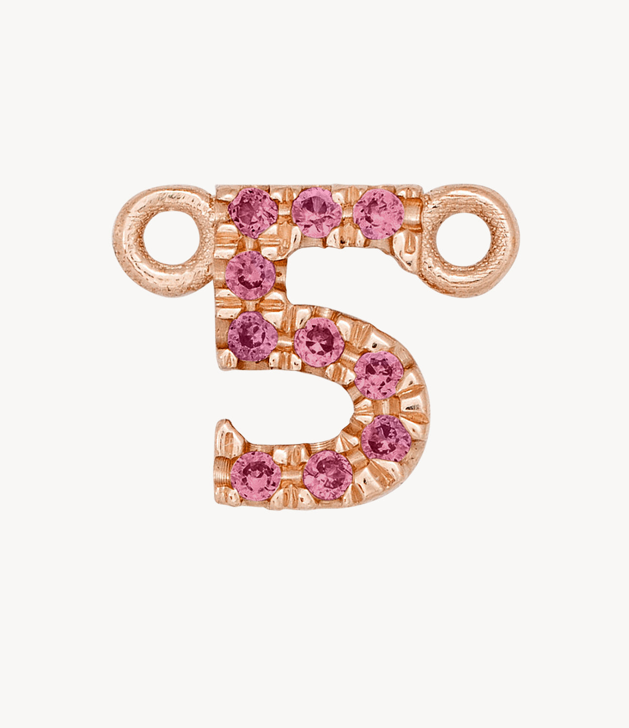 Rose Gold, Pink Sapphire Number - Roxanne First