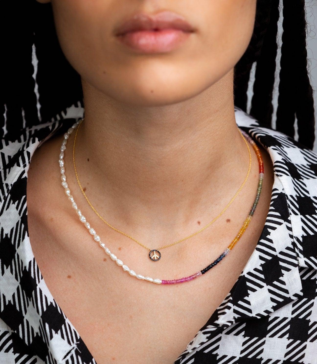 Beautiful 99-Pearl Double Strand Necklace in SWG - $15K Appraisal Value w/  CoA! }