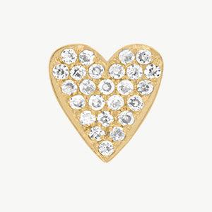 Yellow Gold, White Diamond Charm Bead - Roxanne First