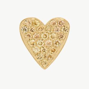 Yellow Gold, Yellow Sapphire Charm Bead - Roxanne First