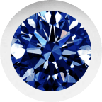 White Gold, Blue Sapphire Letter - Roxanne First